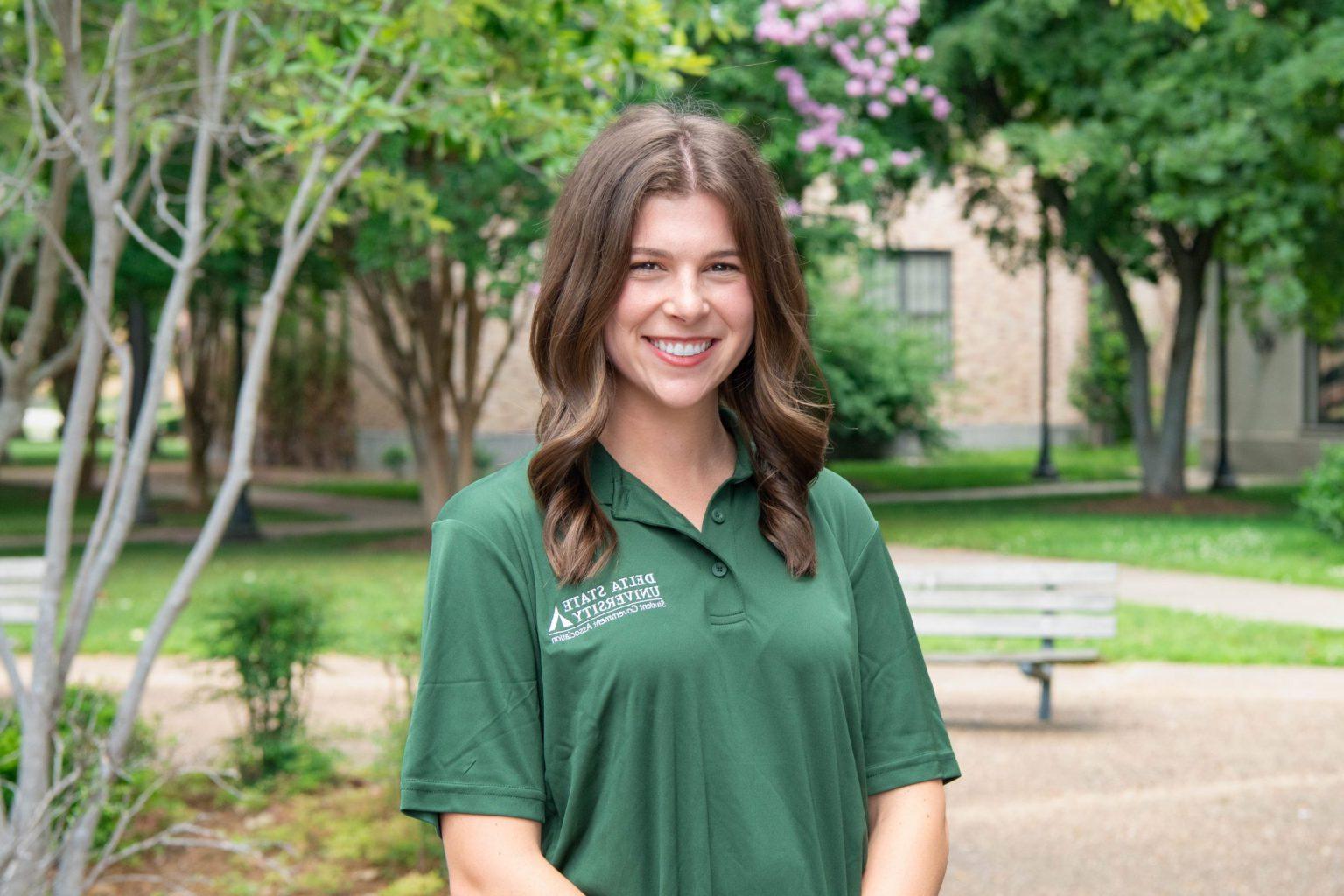 Haley Rooks, Delta State University student and 2023-2024 Student Government Association President